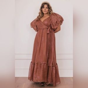 Jessakae 1X Pixie Dress in Bronze